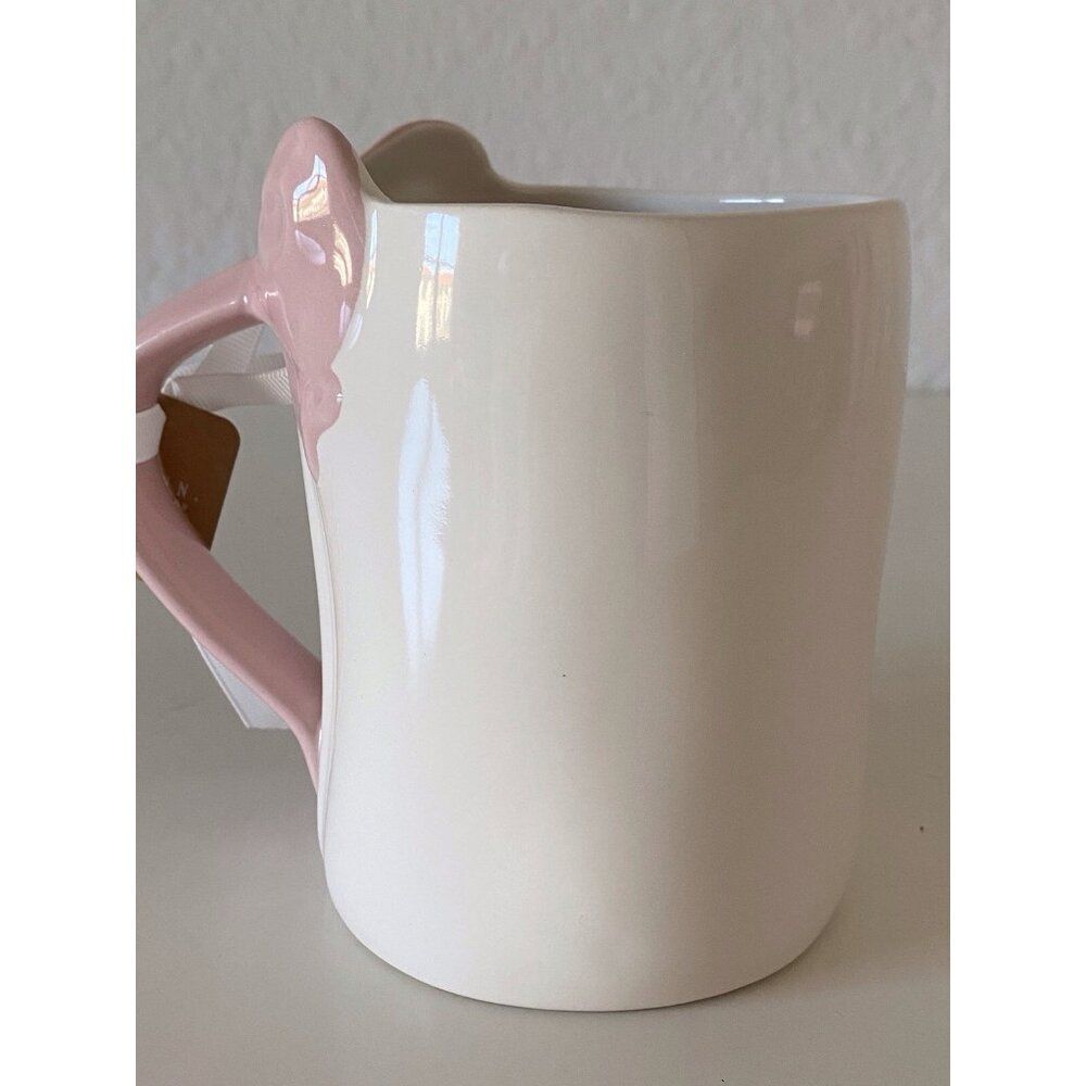 Rae Dunn Disney Aristocats‎ Duchess & Marie Cat Life Pink Bow Handle Mug Cup NEW - Picture 5 of 11